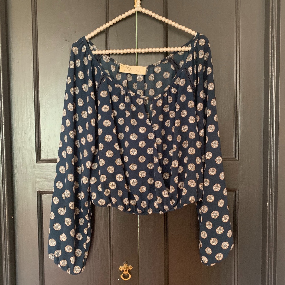 Vintage Havana Boho Blouse